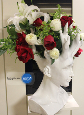 精灵公主样板间软装新房花瓶