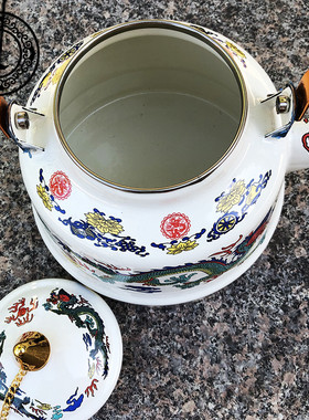 餐具蒙餐壶奶茶壶搪瓷蒙文酥油茶壶蒙古饭店专用蒙古族特色工艺品