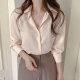 ເສື້ອ chiffon ກະທັດຮັດແລະ stylish, ເສື້ອທີ່ງ່າຍດາຍ