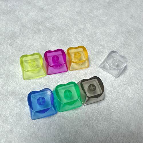 跨境解压试轴器机械PC单键手指捏捏减压钥匙扣玩具 - 图0