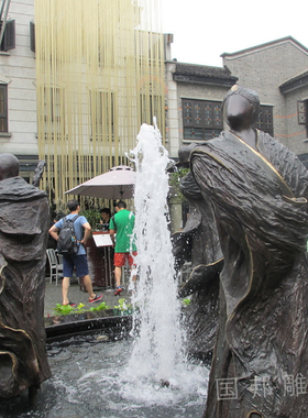 大型铸铜人物雕塑 仿铜古代名人伟人福禄寿三星君老寿星人物定做