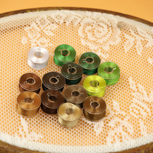 diy手工缠花布艺玩偶棉花娃娃手工刺绣表情120D人造丝绣线分装二 - 图1