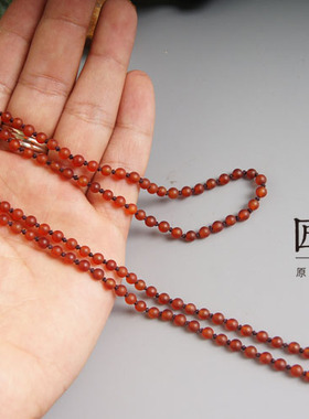 南红毫米绿松石挂件绳佛牌链子