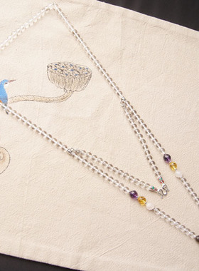 泰国水晶玛瑙椰壳佛牌链子