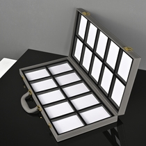 Spot sale color card box custom-made plate stone acrylic paint glass crystal steel door display sample album color card book