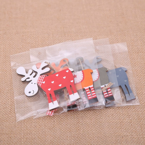 Новый рождественский деревянный лосей подвеска подвеска рождественская елка висят украшение рождественские украшения поляки красочные олени висящие украшения творчество