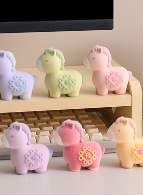 马上有福桌面装饰品生日伴手礼物