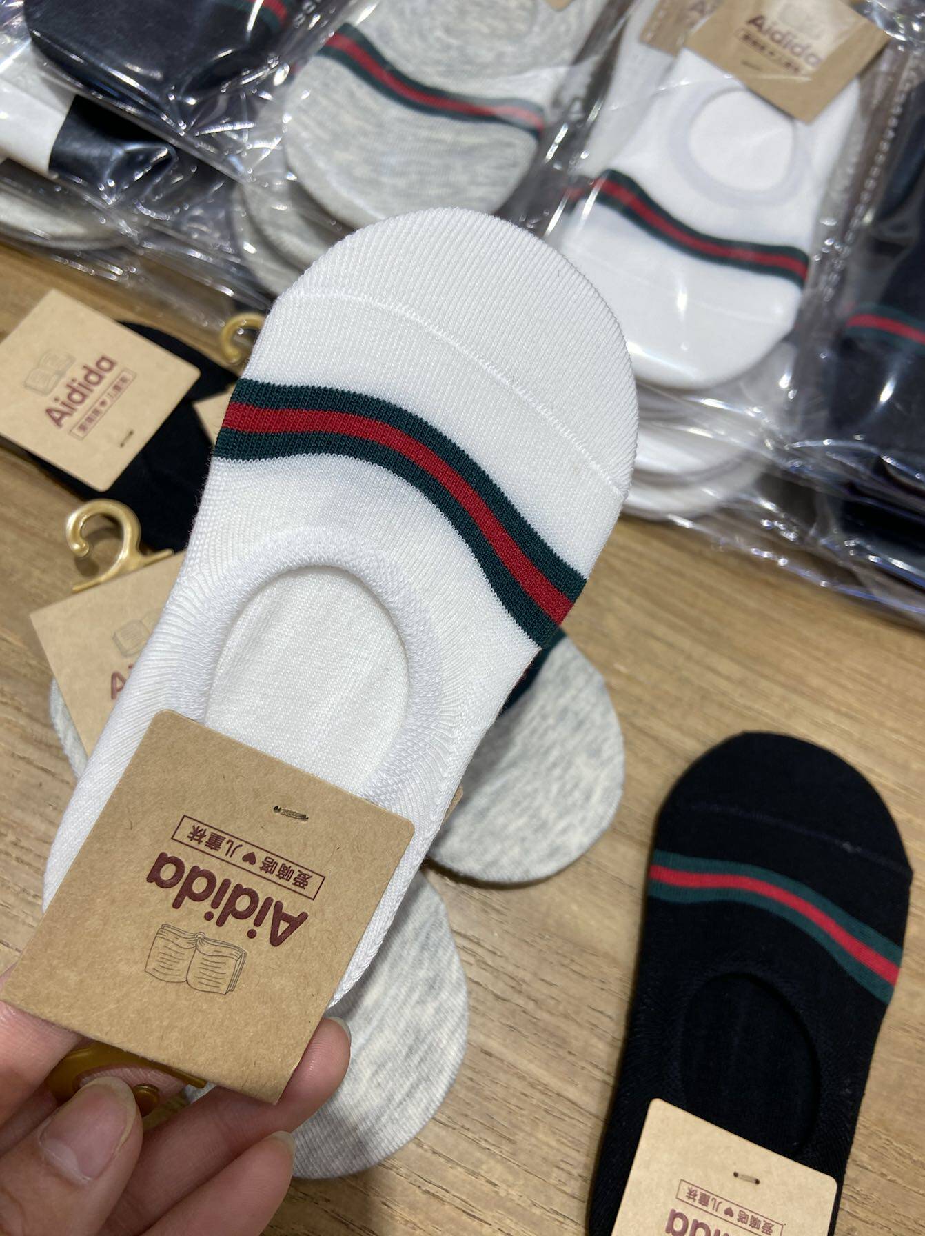 爱嘀嗒春夏男童女童可亲子 隐形袜 船袜  一组（5色各一双）,淘宝优惠券,粉丝福利购,淘宝优惠卷