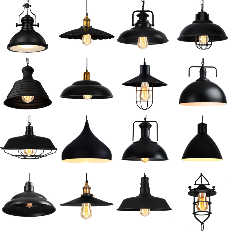 美式复古工业风灯罩理发店火锅店吧台创意个性简约铁艺锅盖吊灯具,淘宝优惠券,粉丝福利购,淘宝优惠卷