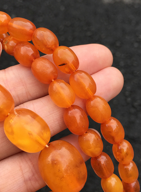 欧洲古董德国天然蜜糖色项链