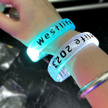 Concert Bar Trampoline Night Run Acrylic Flash Discoloration Luminous Toy Fluorescent should aid bracelet bracelet