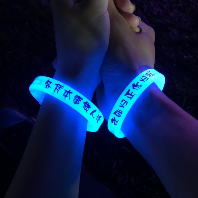 Glow Bracelet Diamond Bar Disco Night Light