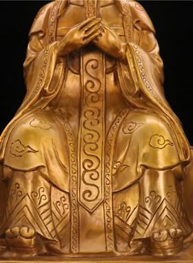 新品东岳大帝纯铜神像