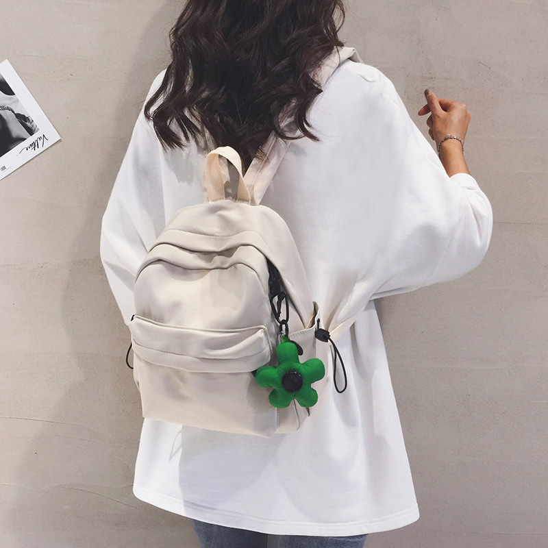 简约黑色小型迷你双肩包女时尚小号书包休闲通勤旅游小巧轻便背包,淘宝优惠券,粉丝福利购,淘宝优惠卷