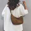 Linglan five-color simple lazy style washed canvas bag