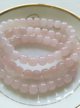 新疆和田玉藕粉手串正品保真