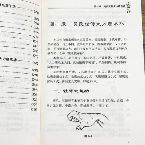 大力鹰爪功秘笈少林鹰派武术书籍秘传太乙游龙功古传武当武学功法九式吐纳养生法六合八法内功拳武术气功无极五行拳法身法健身养生 - 图1