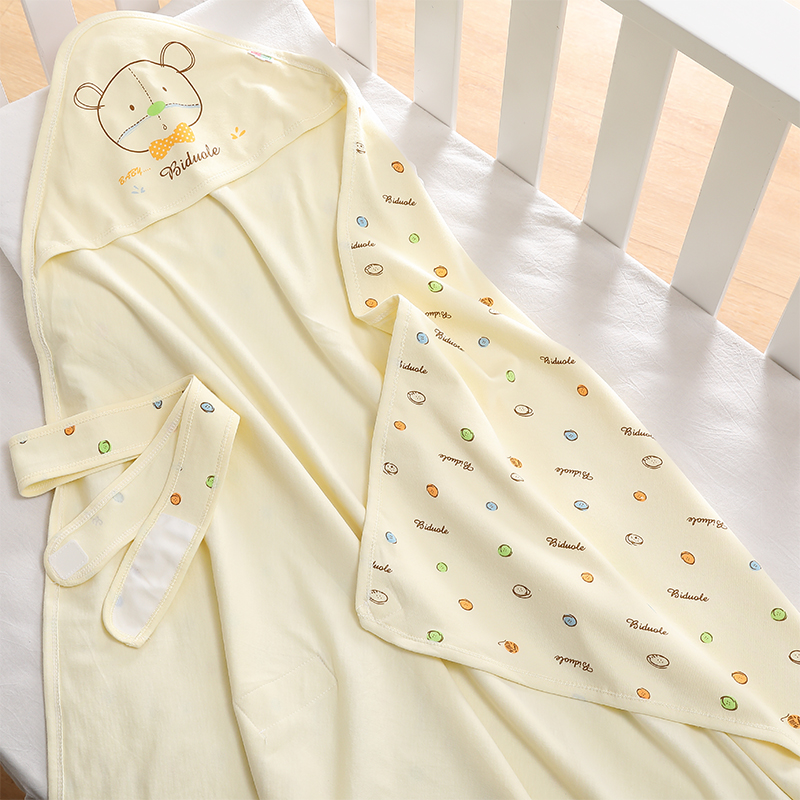 初生婴儿包被夏天新生的外出包裹衣产房用品夏季薄款待产宝宝包巾-图0