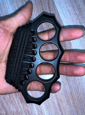 铁四指手撑子手扣铁莲花指虎指拳套指环拳扣金属破窗求生合法防身