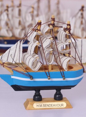 帆船地中海生日蛋糕烘焙工艺品