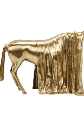 现代样板房马金属新中式