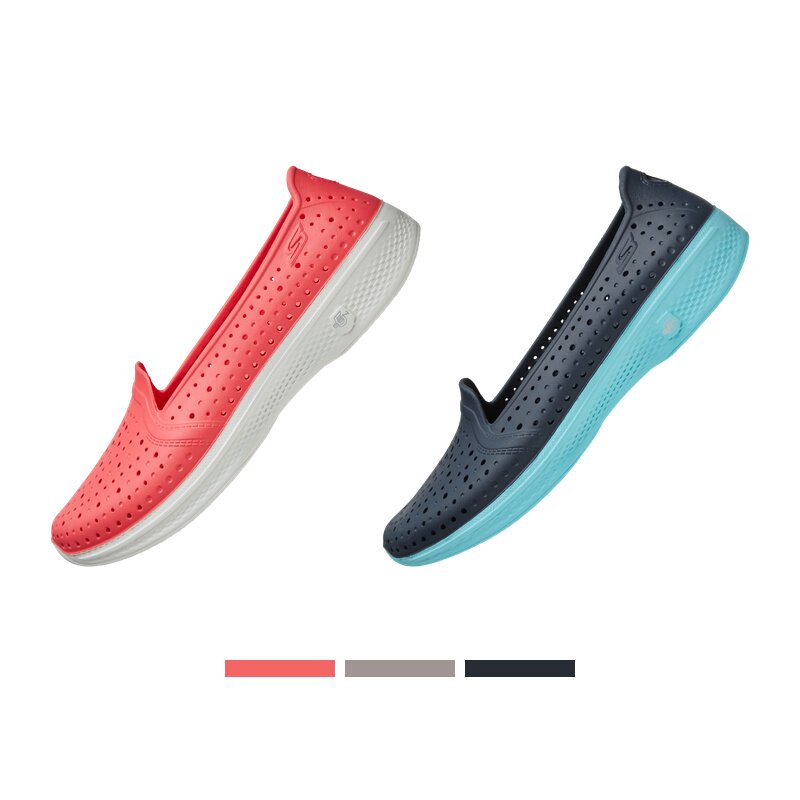 skechers夏季新品套脚透气单鞋 SKECHERS海外板鞋/休闲鞋