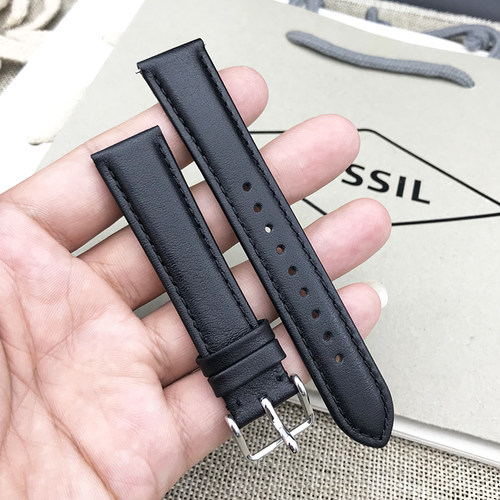 FOSSIL表带真皮头层牛皮18MM通用ME3069ME3089ME3109女表配件 - 图2