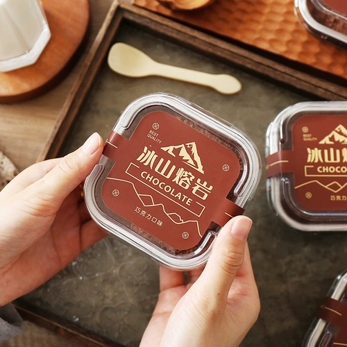 Акриловая коробка, подтягивающая квадратная форма, наклейка, мусс, популярно в интернете