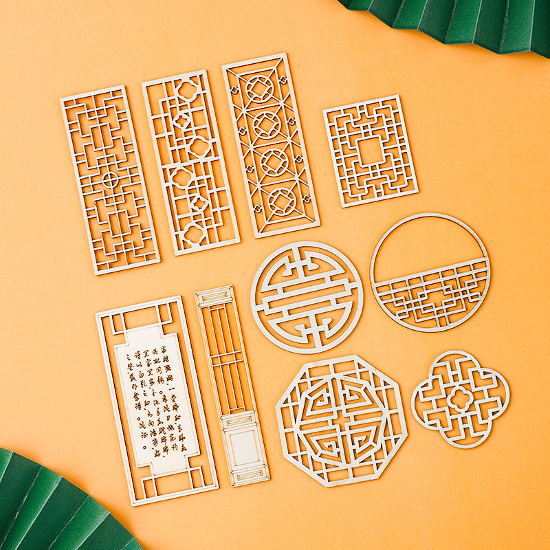 中式木质屏风蛋糕装饰插件国风古风祝寿周岁生日烘焙甜品台装扮,淘宝优惠券,粉丝福利购,淘宝优惠卷