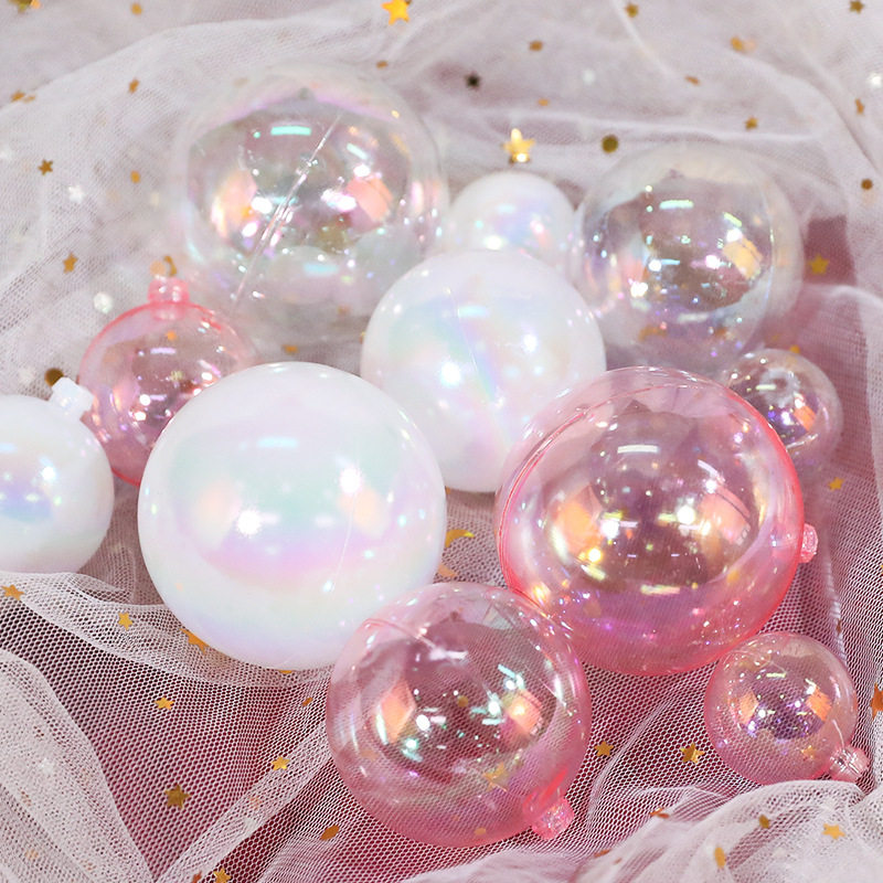 10个装蛋糕装饰炫彩幻彩球摆件泡泡七彩透明球插件创意圣诞球生日,淘宝优惠券,粉丝福利购,淘宝优惠卷