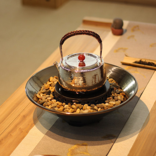 龙隐斋 金银烧系列电陶炉静音银壶专用茶炉煮茶炉无辐射泡茶煮水 - 图2