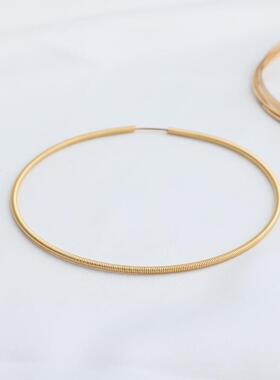 14K包金记忆钢丝线手镯圈绕线环