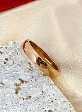 卡加戒指钛钢简约风情侣婚礼