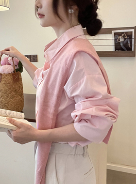 2025新款春秋百搭针织披肩薄款小坎肩外搭护颈办公室保暖女款网红