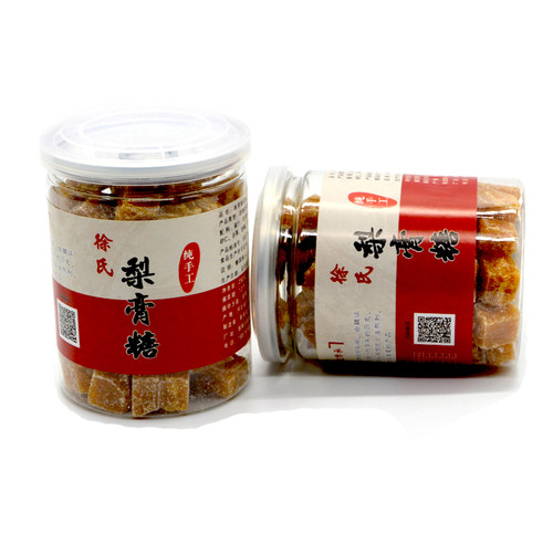 徐氏纯手工百草梨膏糖教师清凉嗓子薄荷味咽喉糖甘草胖大海润喉糖 - 图3