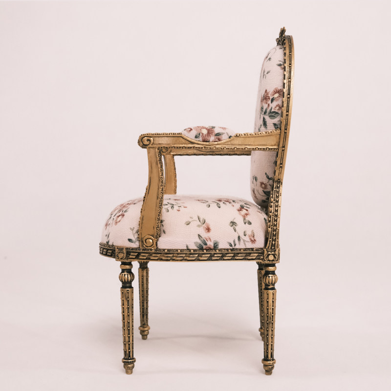 微观臻慕 6分娃用微缩家具奥古斯特花椅材料包娃屋迷你模型DIY椅,淘宝优惠券,粉丝福利购,淘宝优惠卷