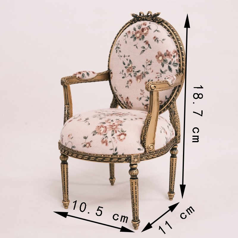 微观臻慕 6分娃用微缩家具奥古斯特花椅材料包娃屋迷你模型DIY椅,淘宝优惠券,粉丝福利购,淘宝优惠卷