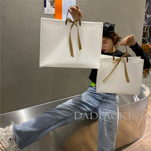 复合新款手提免税店袋高档时尚服装店袋子购物礼品包装袋防水批发 - 图2