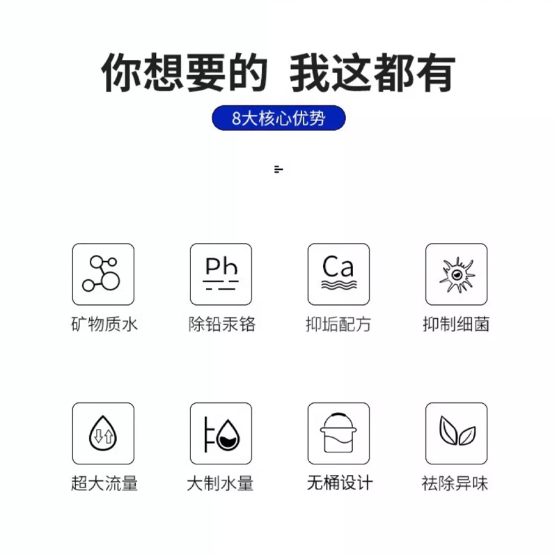 爱惠浦净水器活性炭主滤芯净水机耗材自来水过滤器配件EVP-6000