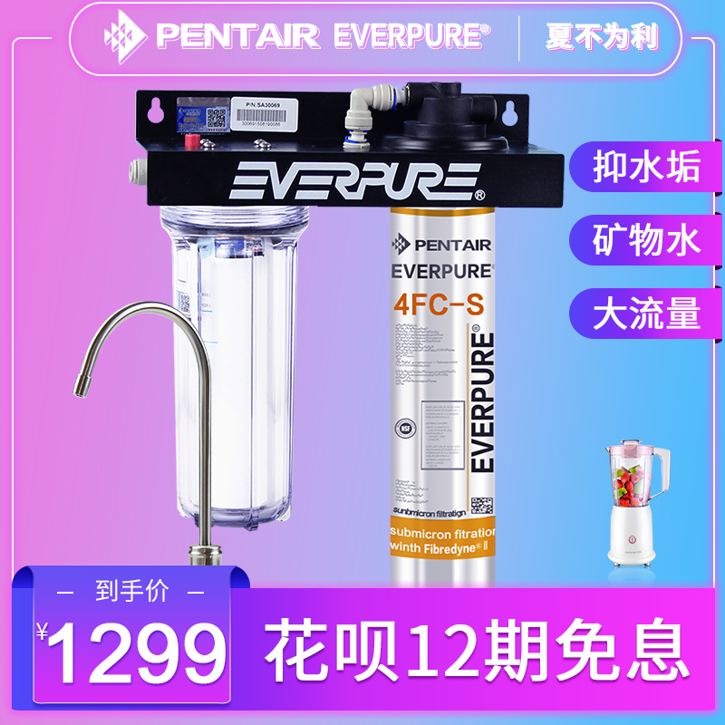 濱特爾愛惠浦4FC-S一體家用淨水器礦物質水廚房直飲過濾器淨水機