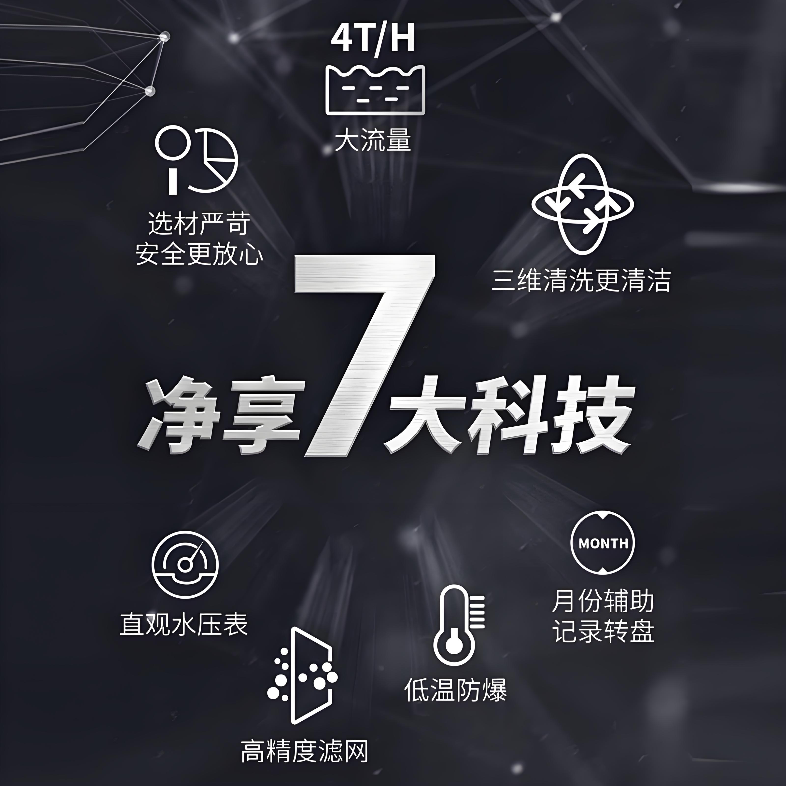 爱惠浦前置净水器全屋自来水反冲洗过滤器家用中央净水机EVP-P40B