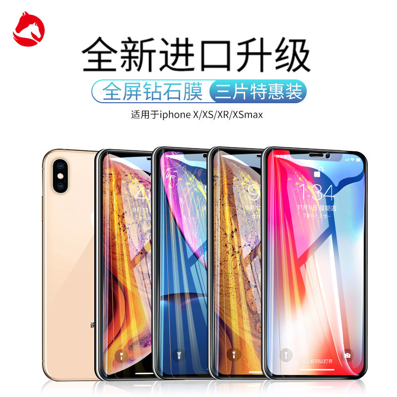 适用苹果xr钢化膜iphoneX全屏iphoneXR/XSmax防窥膜iphone10iponexr/iponex手机膜X防窥iphoneXmax小时xsxmax - 图0