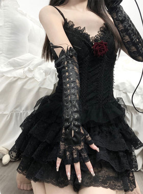 other女蕾丝露指性感甜美