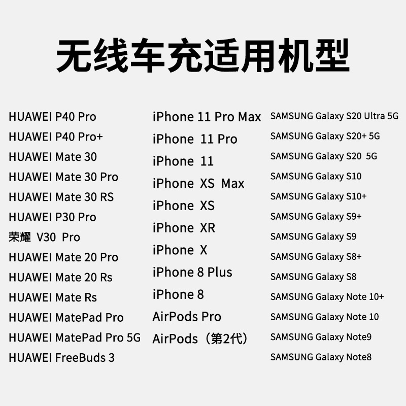 Huawei 华为原装无线导航车载充电器 27W超级快充全自动感应 新款 - 图2