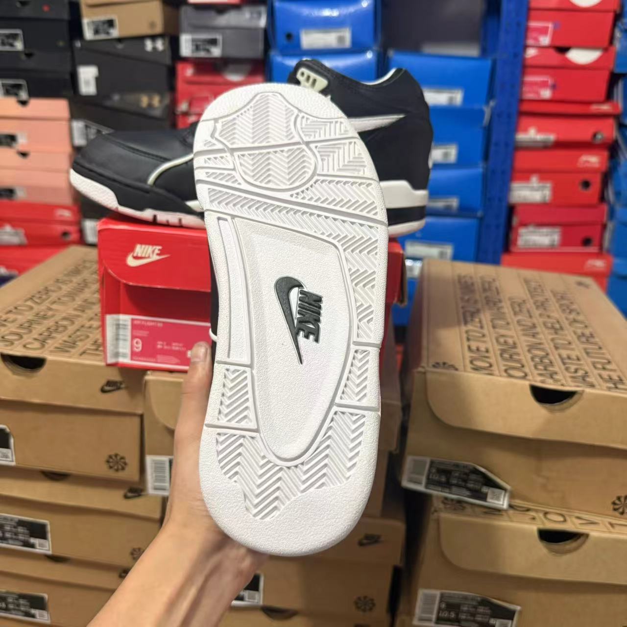 耐克Nike Air Flight 89 AJ4兄弟款复古实战男子篮球鞋CU4833-015 - 图3