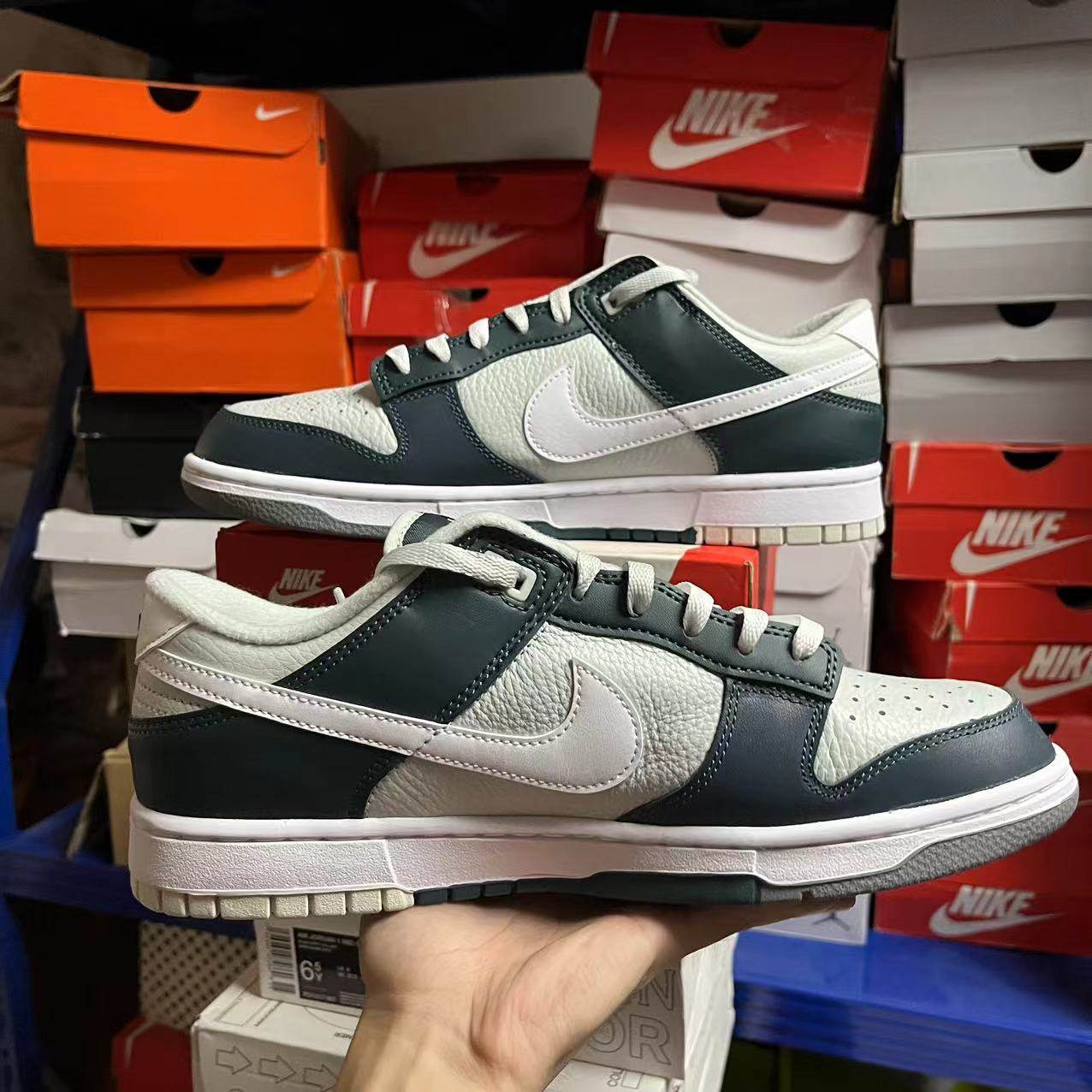 Nike Dunk Low 白绿色 低帮运动休闲复古男女休闲板鞋FB8896-300,淘宝优惠券,粉丝福利购,淘宝优惠卷