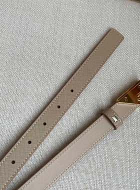 新款宽2.0CM真皮男女腰带皮带三角标leather belts men women
