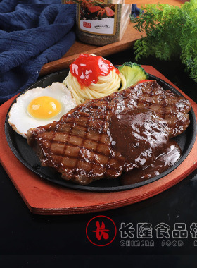 仿真铁板牛排模型西餐食物