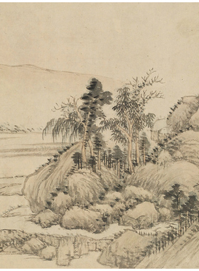装饰画富春山居图高清复刻临摹