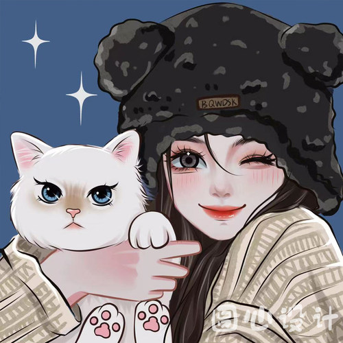 手绘头像定制原创画师约稿q版情侣真人照片代画动漫画卡通设计画 - 图1